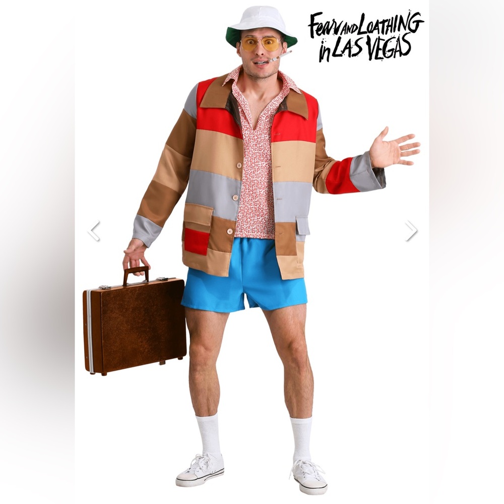 NWT size Large Fear and Loathing in Las Vegas Halloween Costume